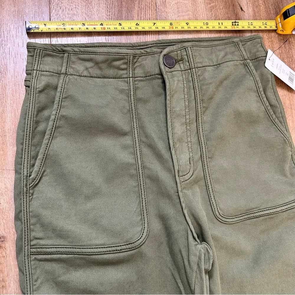 NWT Joie Andira Slim Olive Green Utility Pants Size 26 - Picture 8 of 11